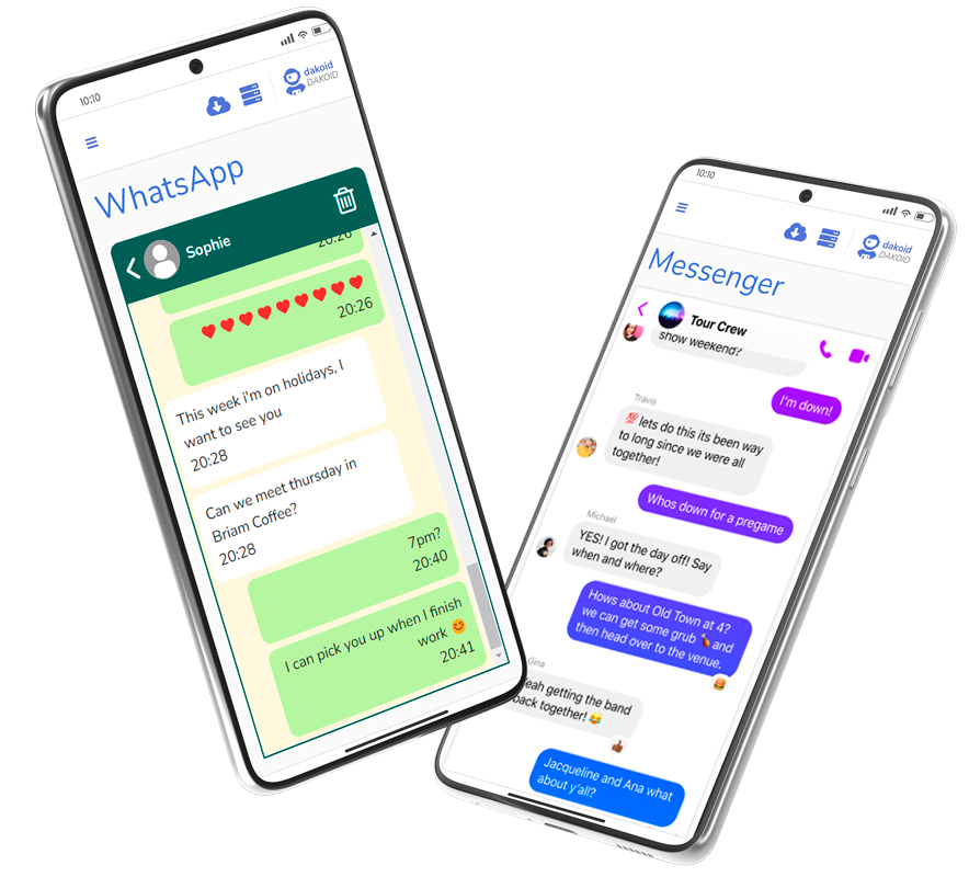 WhatsApp and Facebook Messenger Spy Tracker Android